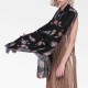 Women Floral Printing Scarf Ethnic Elegant Long Soft Shawl