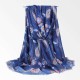 Women Floral Printing Scarf Ethnic Elegant Long Soft Shawl