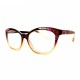 Women Floral Resin Cat Eye Reading Glasses Ultra Light Portable Anti-Fatigue Computer Glasses