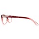 Women Floral Resin Cat Eye Reading Glasses Ultra Light Portable Anti-Fatigue Computer Glasses