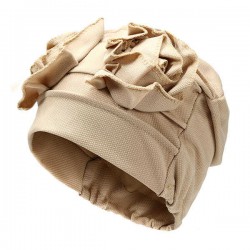 Women Flower Cotton Beanies Cap Solid Outdoor Windproof Warm Bonnet Hat