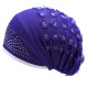 Women Flowers Cotton Skullies Beanies Cap Casual Breathable Head Cap