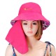 Women Folding Floral Fisherman Hat Double Sided Wear Summer Beach Wide Brim Visor Cap