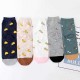 Women Girl Cartoon Cute Cotton Ankle Socks High Elastic Adjustable Summer Socks