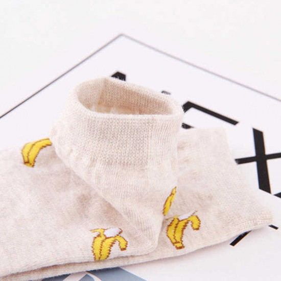 Women Girl Cartoon Cute Cotton Ankle Socks High Elastic Adjustable Summer Socks