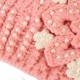 Women Girl Crochet Knitting Woven Flower Caps Slouch Beanie Hanging Ball Bead Decorative Hat