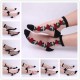 Women Girl Rose Floral Embroidery Sheer Mesh Transparent Socks Short Ankle Breathable Hosiery