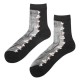 Women Girl Rose Floral Embroidery Sheer Mesh Transparent Socks Short Ankle Breathable Hosiery