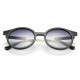 Women Girl Round Full Frame Sun Glassess PC Lens Uv Protection Transparent Vintage Glasses