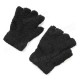Women Girl Soft Coral Fleece Gloves Fingerless Pure Color Short Mittens Women Girl Soft Coral Fleece Gloves Fingerless Pure Color Short Mittens