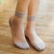 Women Girl Ultra-thin Transparent Breathable Socks