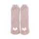 Women Girls Coral Velvet Sock Cute Cartoon Home Casual Thick Warm Middle-Tube Socks