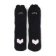 Women Girls Coral Velvet Sock Cute Cartoon Home Casual Thick Warm Middle-Tube Socks