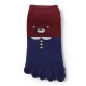 Women Girls Cotton Five Toe Sock Causal Breathable Sports Boat Socks