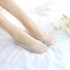 Women Girls Ice Silk Silicone Invisible Antiskid Boat Socks Summer Breathable Solid Low Cut Hosiery