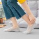 Women Girls Summer Thin Hollow Breathable Boat Socks Soft Cotton Antiskid Invisible Socks