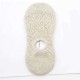 Women Girls Summer Thin Hollow Breathable Boat Socks Soft Cotton Antiskid Invisible Socks