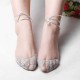 Women Girls Ultra Thin Mesh Lace Sexy Boat Socks Breathable Invisible Non-slip Elastic Nylon Socks