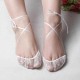 Women Girls Ultra Thin Mesh Lace Sexy Boat Socks Breathable Invisible Non-slip Elastic Nylon Socks