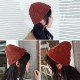 Women Girls Winter Chic Street Hip-Hop Hat Rolled Cuff Knit Melon Cap Beanie Skullcap