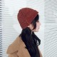 Women Girls Winter Chic Street Hip-Hop Hat Rolled Cuff Knit Melon Cap Beanie Skullcap