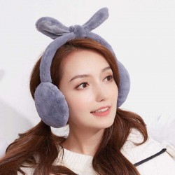 Women Girls Winter Cute Faux Fur Plush Earmuffs Washed Adjustable Ear Warmer