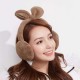 Women Girls Winter Cute Faux Fur Plush Earmuffs Washed Adjustable Ear Warmer