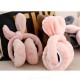 Women Girls Winter Cute Faux Fur Plush Earmuffs Washed Adjustable Ear Warmer