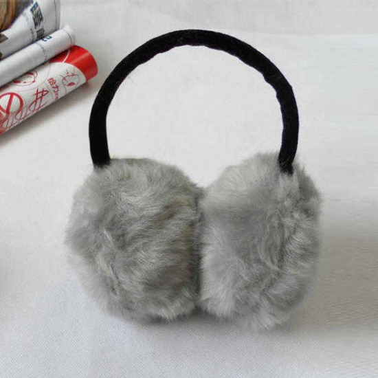 Women Girls Winter Cute Faux Fur Warm Ear Muffs Random Delivery