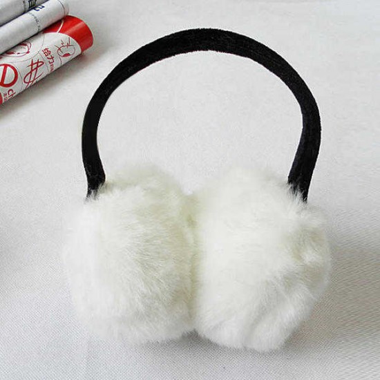 Women Girls Winter Cute Faux Fur Warm Ear Muffs Random Delivery