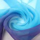 Women Gradient Color Soft Chiffon Scarves Shawls Casual Outdoor Sunshade Beach Scarf