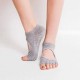 Women Half Five Fingers Cotton Half Toe Yoga Socks Anti-Slip Peep Toe Non-Slip Ankle Yoga Socks