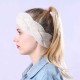 Women Handmade Braided Knit Headband Thickened Loose Warm Hair Band