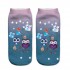 Women Harajuku 3D Owl Animal Print Socks Good Stretch Breathable Low Cut Ankle Socks