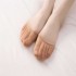 Women High Heels Half Palm Socks Silicone Slip Shallow Stealth Boat Sock