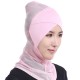 Women Hijab Hat Full Cover Inner Islamic Turban Head Wear Hat Underscarf Hijab