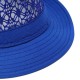 Women Hollow Breathable Fedora Bucket Hat Travel Casual Sunshade Beach Jazz Cap