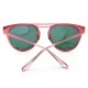 Women Irregular Polarized Glasses Fashion Cat Eye Metal Frame Outdooors Sun Glassess Multi-Color