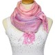 Women Jacquard Cotton Warm Scarf Retro Flower Tassel Scarves Shawl