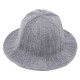 Women Korean Retro Solid Knit Fisherman Hat Winter Warm Wool Wide Brimmed Bucket Cap