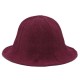 Women Korean Retro Solid Knit Fisherman Hat Winter Warm Wool Wide Brimmed Bucket Cap