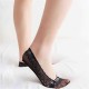 Women Lace Breathable Invisible Boat Socks Casual High Elastic Anti-skid Short Sock