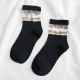 Women Lace Cotton Floral Embroidered Boat Socks Outdoor Breathable Ankle Sock