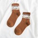 Women Lace Cotton Floral Embroidered Boat Socks Outdoor Breathable Ankle Sock