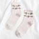 Women Lace Cotton Floral Embroidered Boat Socks Outdoor Breathable Ankle Sock