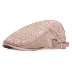 Women Lace Gauze Painter Beret Caps Classic Outdoor Adjustable Flat Ivy Gatsby Newsboy Cap