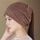 Women Lace Hollow Out Breathable Thin Casual Beanie Cap Vintage Earmuffs Flexible Bonnet