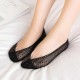 Women Lace Invisible Boat Socks Silicone Non-Slip Sock for High Heels