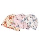 Women Lace Jacquard Beanie Hat Cotton Bonnet Flower Print Casual Autumn Windproof Cap