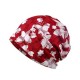 Women Lace Jacquard Breathable Skullies Beanie Hat Casual Cotton Pregnant Hat